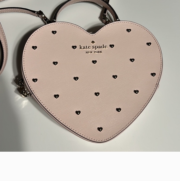 Kate Spade New With Tags!! Love Shack Embellished Heart Shaped Purse - Picture 8 of 12
